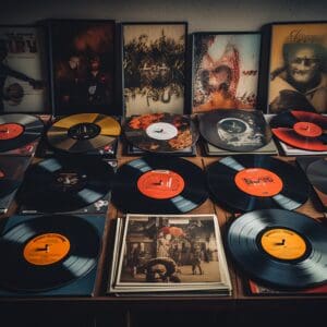 vinyl records