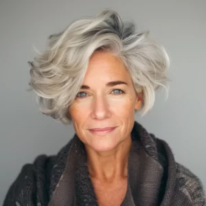 short haircut for women over 60
